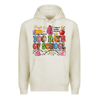 Oatmeal Heather 100 days of school Premium Hoodie - Artiststas