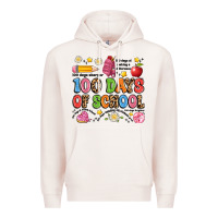 Pale Pink 100 days of school Premium Hoodie - Artiststas