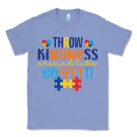 Colony Blue Throw kindness around like confetti Classic Tee - CowhideDigitalArt