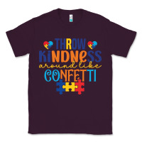 Plum Throw kindness around like confetti Classic Tee - CowhideDigitalArt