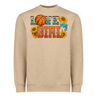 Mushroom love my girl basketball Heavyweight Sweatshirt - HRA Design Shop