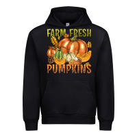 Foreset Green Farm Fresh Pumpkins Urban Hoodie - texasbilliewilder