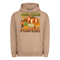 Pigment Burro Farm Fresh Pumpkins Urban Hoodie - texasbilliewilder