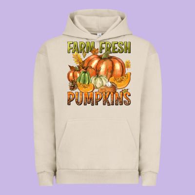 Farm Fresh Pumpkins Urban Hoodie Designed By Texasbilliewilder