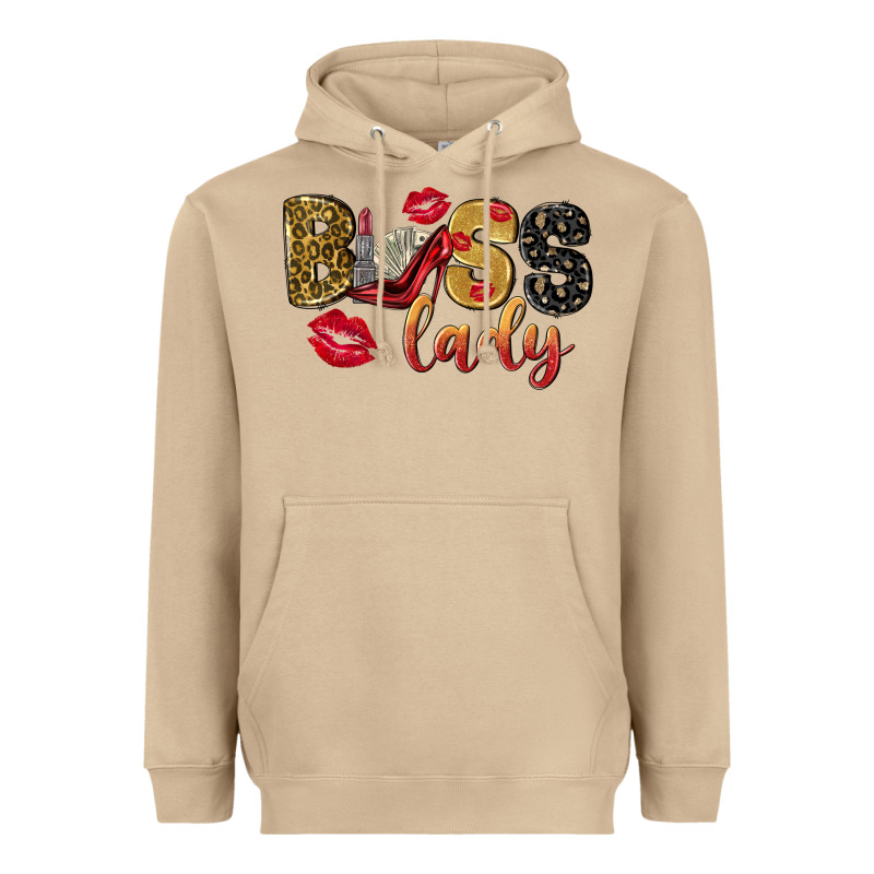Boss Lady With Money Heavyweight Hoodie by NancyCooperArtShop | Teevron