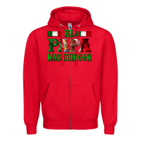 Red El Papa Mas Chingon Mexican Zipper Hoodie - LillyAllenDesigns