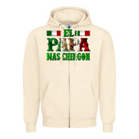 Sandshell El Papa Mas Chingon Mexican Zipper Hoodie - LillyAllenDesigns