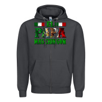 Smoke El Papa Mas Chingon Mexican Zipper Hoodie - LillyAllenDesigns