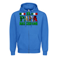 True Royal El Papa Mas Chingon Mexican Zipper Hoodie - LillyAllenDesigns