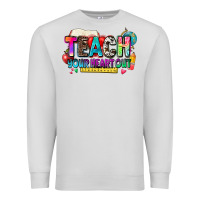 Dove Grey teach your heart out Premium Sweatshirt - NancyCooperArtShop