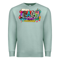 Seafoam teach your heart out Premium Sweatshirt - NancyCooperArtShop