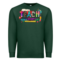 Sports Green teach your heart out Premium Sweatshirt - NancyCooperArtShop