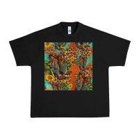 Black western boots and sunflowers seamless pattern Urban Heavy Tee - HRA Design Shop