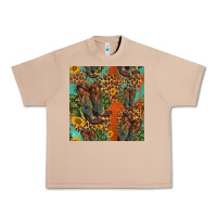 Burro western boots and sunflowers seamless pattern Urban Heavy Tee - HRA Design Shop
