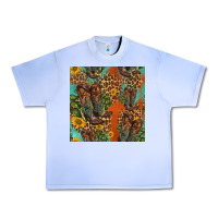 Grape Ice western boots and sunflowers seamless pattern Urban Heavy Tee - HRA Design Shop