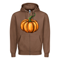 Chestnut pumpkin Zipper Hoodie - BarkalooDesign