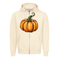 Sandshell pumpkin Zipper Hoodie - BarkalooDesign