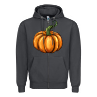Smoke pumpkin Zipper Hoodie - BarkalooDesign