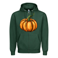Sports Green pumpkin Zipper Hoodie - BarkalooDesign