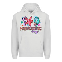 Dove Grey 100 mermazing days Premium Hoodie - Artiststas