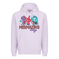 Lilac 100 mermazing days Premium Hoodie - Artiststas