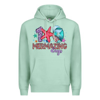 Seafoam 100 mermazing days Premium Hoodie - Artiststas
