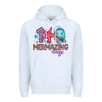 White 100 mermazing days Premium Hoodie - Artiststas