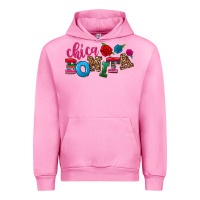 Fuchsia Pink Chica bonita Urban Hoodie - NancyCooperArtShop