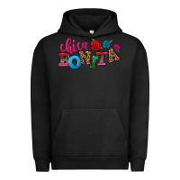 Pigment Black Chica bonita Urban Hoodie - NancyCooperArtShop