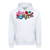 White Chica bonita Urban Hoodie - NancyCooperArtShop