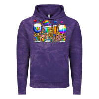 Cloud Purple pride wine cups Vintage Hoodie - Zillion Design Studio