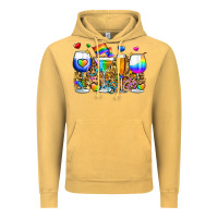 Vintage Mustard pride wine cups Vintage Hoodie - Zillion Design Studio