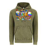 Vintage Olive pride wine cups Vintage Hoodie - Zillion Design Studio