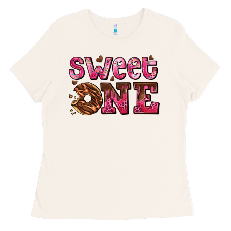 Sweet One Donut Ladies Tee by AdoDesignShop | Teevron