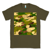 Army Green camouflage seamless pattern Classic Tee - BundleAndBundleShop