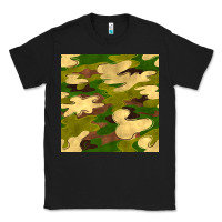 Black camouflage seamless pattern Classic Tee - BundleAndBundleShop