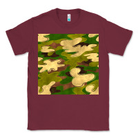 Burgundy camouflage seamless pattern Classic Tee - BundleAndBundleShop