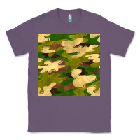 Lavender camouflage seamless pattern Classic Tee - BundleAndBundleShop