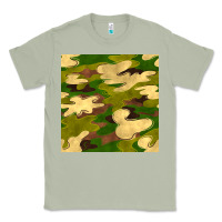 Matcha camouflage seamless pattern Classic Tee - BundleAndBundleShop