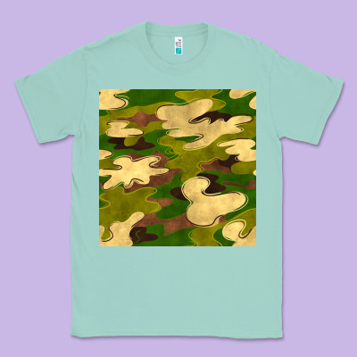 Camouflage Seamless Pattern Classic Tee Designed By Bundleandbundleshop