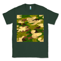 Sports Green camouflage seamless pattern Classic Tee - BundleAndBundleShop