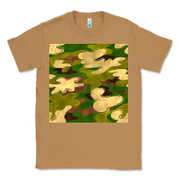Toasted Coconut camouflage seamless pattern Classic Tee - BundleAndBundleShop