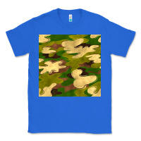 True Royal camouflage seamless pattern Classic Tee - BundleAndBundleShop