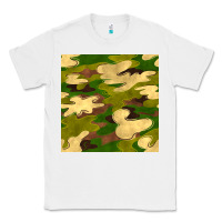 White camouflage seamless pattern Classic Tee - BundleAndBundleShop