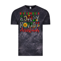 Cloud Black have yourself a rowdy howdy christmas Vintage Tee - FaDigitalArtStudio