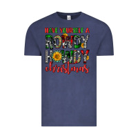 Vintage Denim have yourself a rowdy howdy christmas Vintage Tee - FaDigitalArtStudio