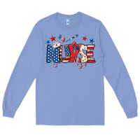 Colony Blue american nurse Long Sleeve Tee - BundleAndBundleShop