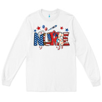 White american nurse Long Sleeve Tee - BundleAndBundleShop