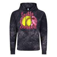 Cloud Black Tackle Cancer Softball Vintage Hoodie - texasbilliewilder