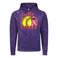 Cloud Purple Tackle Cancer Softball Vintage Hoodie - texasbilliewilder
